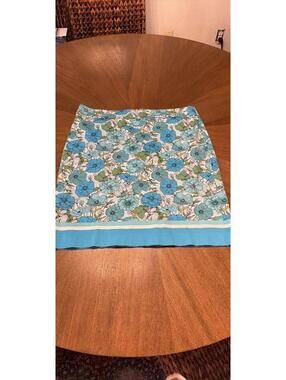 Talbots petite 14 medium floral pencil skirt ￼